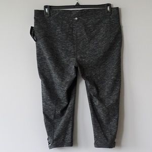 Legging Crop Noir Et Rose Ideology Basic - Taille L, Neuf Avec étiquette